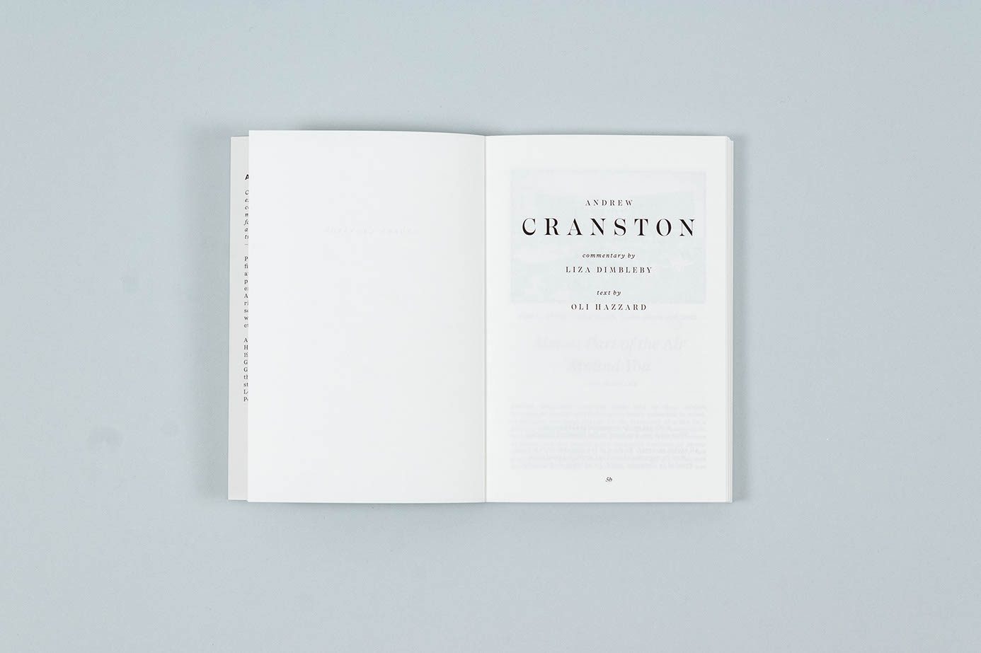 Andrew Cranston monograph spread