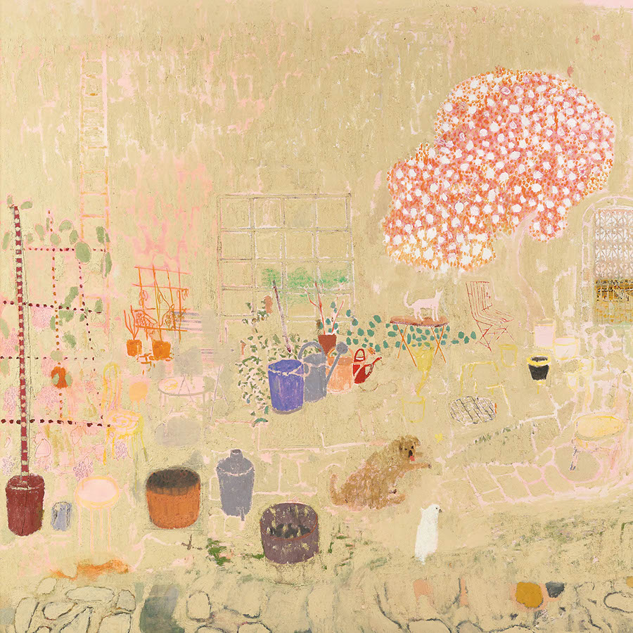 Andrew Cranston, Walled garden (after Paul Klee), 2023 – detail