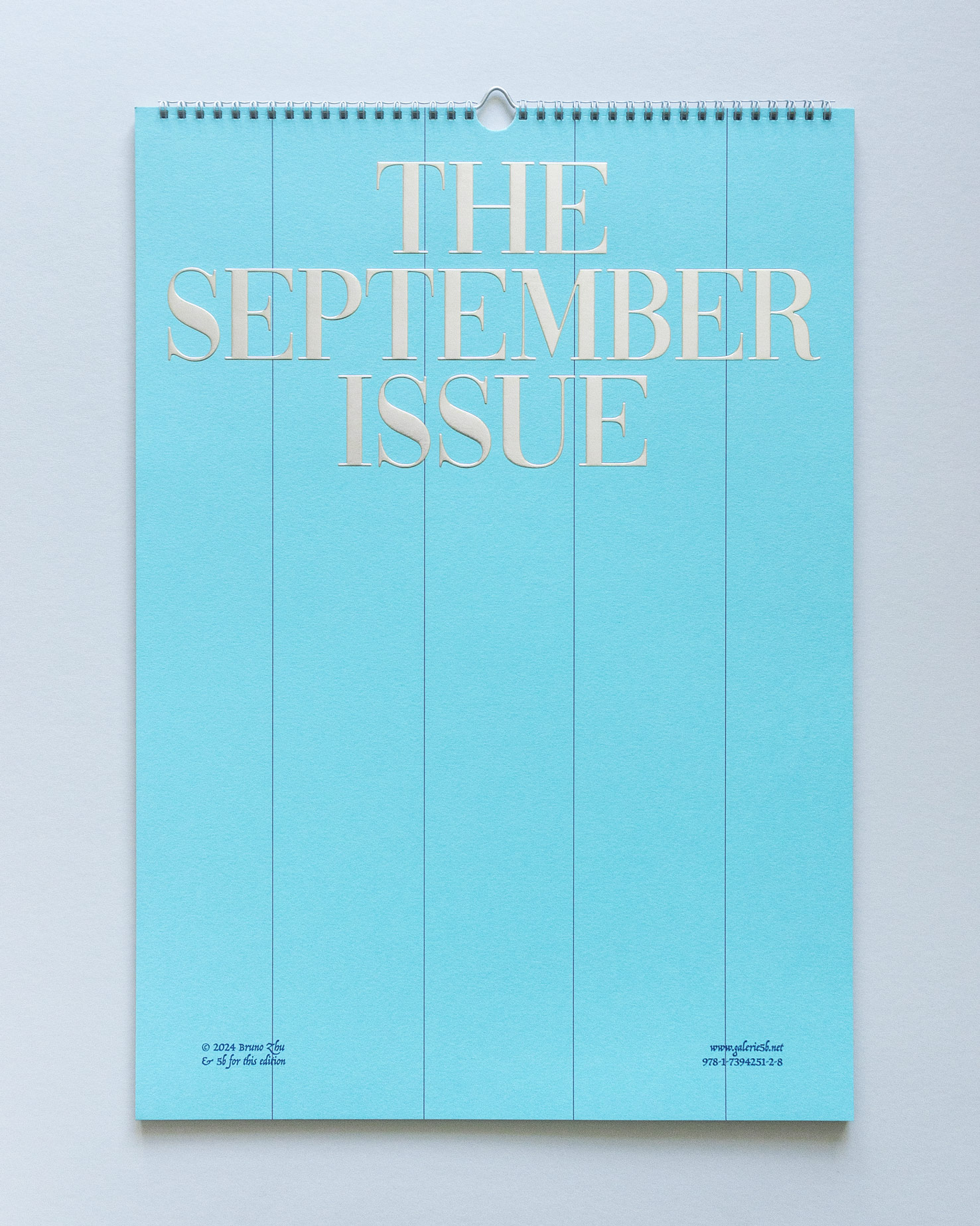 Bruno Zhu The September Issue cover mockup