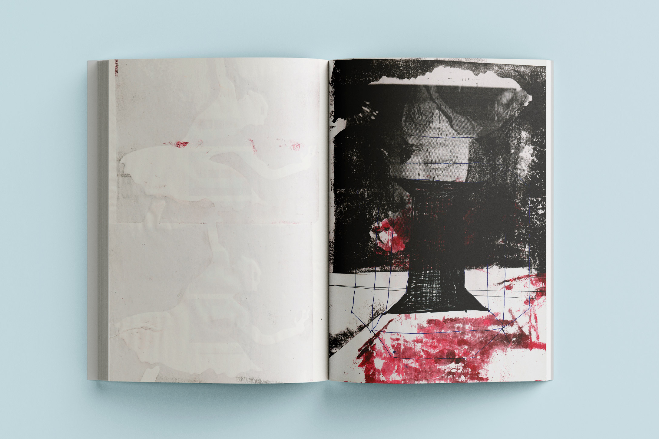 Theo Christy, Personicx book spread (mockup), published by 5b